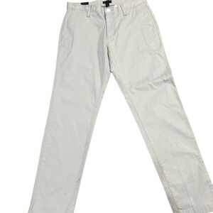 14th & Union Men's Chino Pants Slim Fit Light Gray Size 32W x 32L